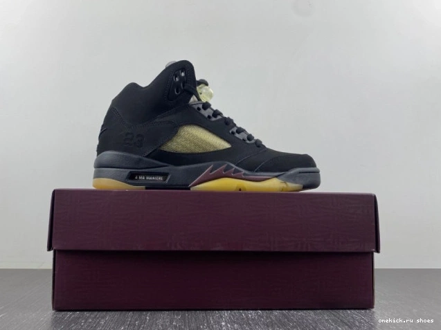 Cheap FD1330-001 Black 5 A Maniere Ma x Air Jordan 0807